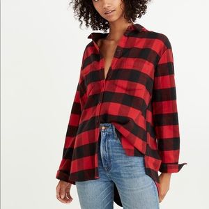 Madewell Ex-Boyfriend Oversized Flannel Size M